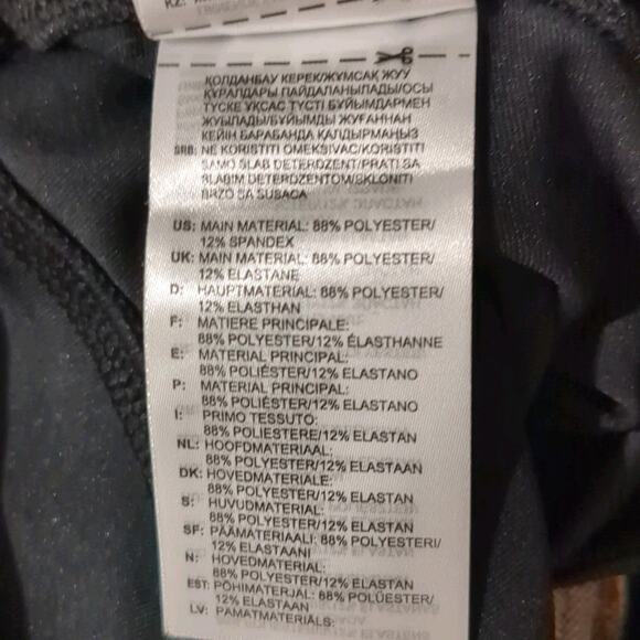 Adidas Women's M Climalite Training 3/4 Tights Black Workout Yoga Walk - Picture 10 of 10